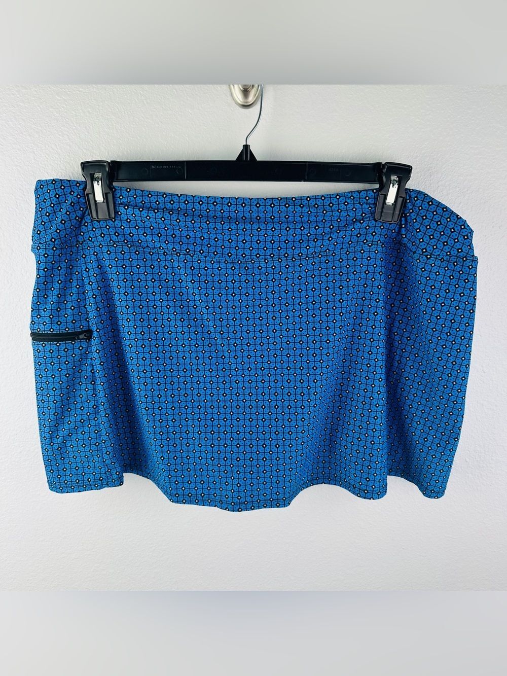 Beach House Blue Black Skort Size 20W